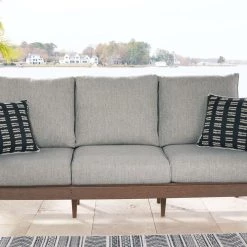 Signature Design By Ashley® Emmeline - Brown/beige - Sofa With Cushion Sofas