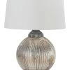 Ashley Furniture Cailan - Silver/bronze Finish - Glass Table Lamp (1/cn) Accessories
