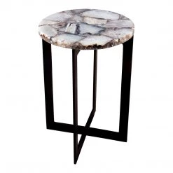 Moe's Home Collection Blanca Agate Accent Table
