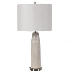 Accessories Uttermost Delgado Light Gray Table Lamp
