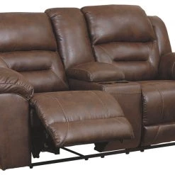 Ashley Furniture Stoneland - Console - Reclining Loveseats Reclining Furniture