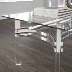 Ashley Furniture Braddoni - Chrome Finish - Rectangular Cocktail Table Tables 14 Ashley Furniture Braddoni - Chrome Finish - Rectangular Cocktail Table Tables