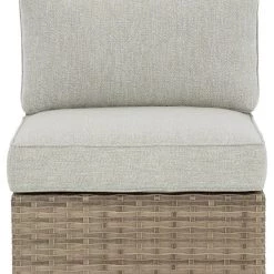 Ashley Furniture Chairs Calworth - Beige - Armless Chair W/cushion (2/cn) 10 Ashley Furniture Chairs Calworth - Beige - Armless Chair W/cushion (2/cn)