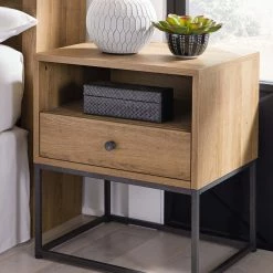 Signature Design By Ashley® Thadamere - Light Brown - One Drawer Night Stand 11 Signature Design By Ashley® Thadamere - Light Brown - One Drawer Night Stand