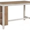 Ashley Furniture Tables Skempton - White - Rect Counter Table W/storage
