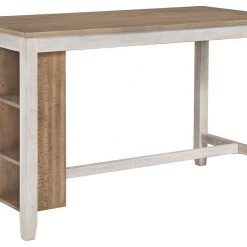 Ashley Furniture Tables Skempton - White - Rect Counter Table W/storage