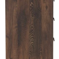 Ashley Furniture Quinden - Dark Brown - Two Drawer Night Stand