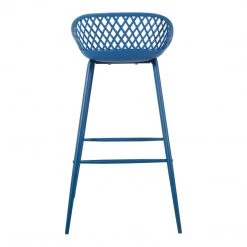 Moe's Home Collection Stools Piazza Outdoor Barstool Blue-m2