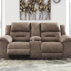 Ashley Furniture Stoneland - Console - Power Reclining Loveseats Reclining Furniture