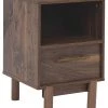Signature Design By Ashley® Nightstands Calverson - Mocha - One Drawer Night Stand - Small
