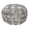 Moe's Home Collection Accessories Jazzy Pouf Charcoal 2 Moe's Home Collection Accessories Jazzy Pouf Charcoal