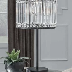 Ashley Furniture Gracella - Black - Metal Table Lamp (1/cn)