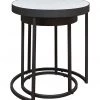 Signature Design By Ashley® Windron - Black/white - Nesting End Tables (2/cn)