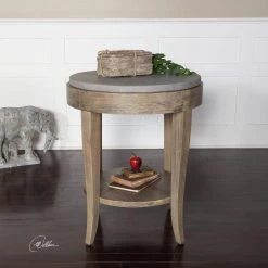 Tables Uttermost Deka Round Side Table 13 Tables Uttermost Deka Round Side Table