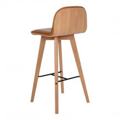 Moe's Home Collection Napoli Leather Barstool Tan 14 Moe's Home Collection Napoli Leather Barstool Tan