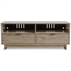 Ashley Furniture TV Stands Oliah - Natural - Medium Tv Stand