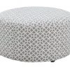 Emerald Home Walker Round Ottoman