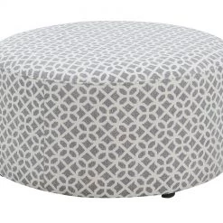 Emerald Home Walker Round Ottoman