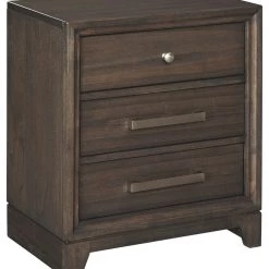 Ashley Furniture Brueban - Brown - Three Drawer Night Stand Nightstands