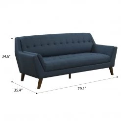 Emerald Home Binetti Sofa-Navy Sofas 18 Emerald Home Binetti Sofa-Navy Sofas