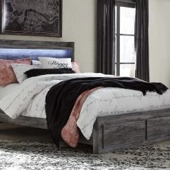 Signature Design By Ashley® Baystorm - Gray - Panel Bed Beds