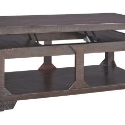Ashley Furniture Rogness - Rustic Brown - Lift Top Cocktail Table Tables