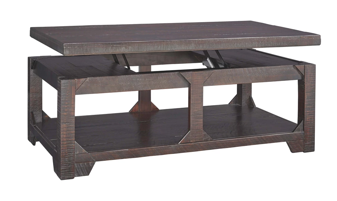 Ashley Furniture Rogness - Rustic Brown - Lift Top Cocktail Table Tables 3 Ashley Furniture Rogness - Rustic Brown - Lift Top Cocktail Table Tables