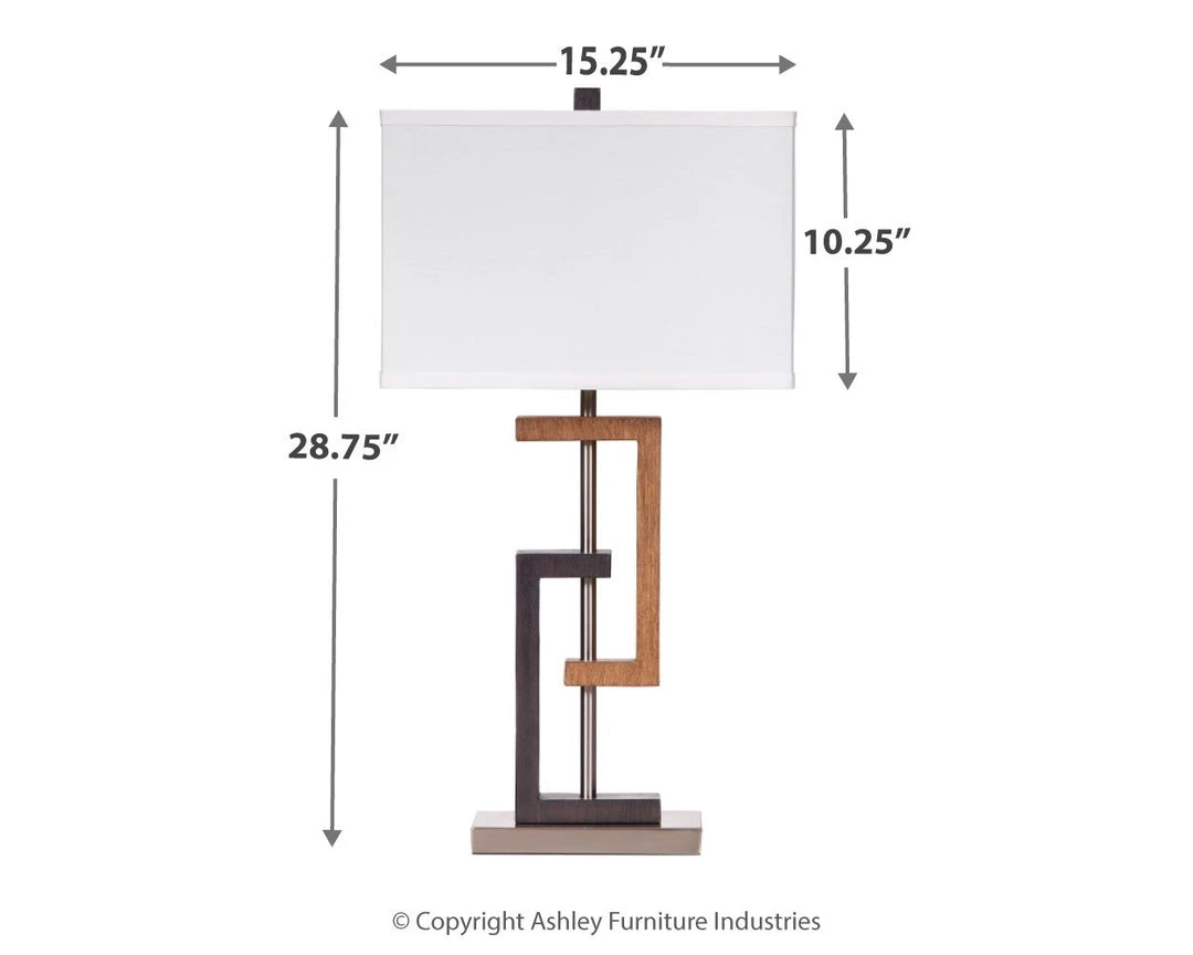 Ashley Furniture Syler - Best Premium Finish - Poly Table Lamp (2/CN) 4 Ashley Furniture Syler - Best Premium Finish - Poly Table Lamp (2/CN)