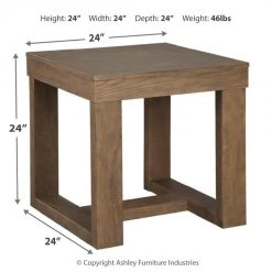 Ashley Furniture Tables Cariton - Gray - Square End Table 12 Ashley Furniture Tables Cariton - Gray - Square End Table