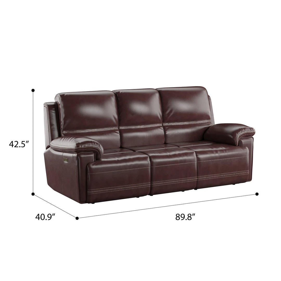 Emerald Home Sofas Bernard Dual Power Sofa Recliner And Headrest Kona Brown 6 Emerald Home Sofas Bernard Dual Power Sofa Recliner And Headrest Kona Brown