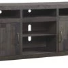 Ashley Furniture Mayflyn - Charcoal - Lg Tv Stand W/fireplace Option