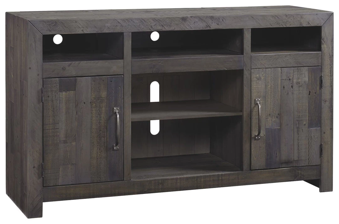 Ashley Furniture Mayflyn - Charcoal - Lg Tv Stand W/fireplace Option 3 Ashley Furniture Mayflyn - Charcoal - Lg Tv Stand W/fireplace Option