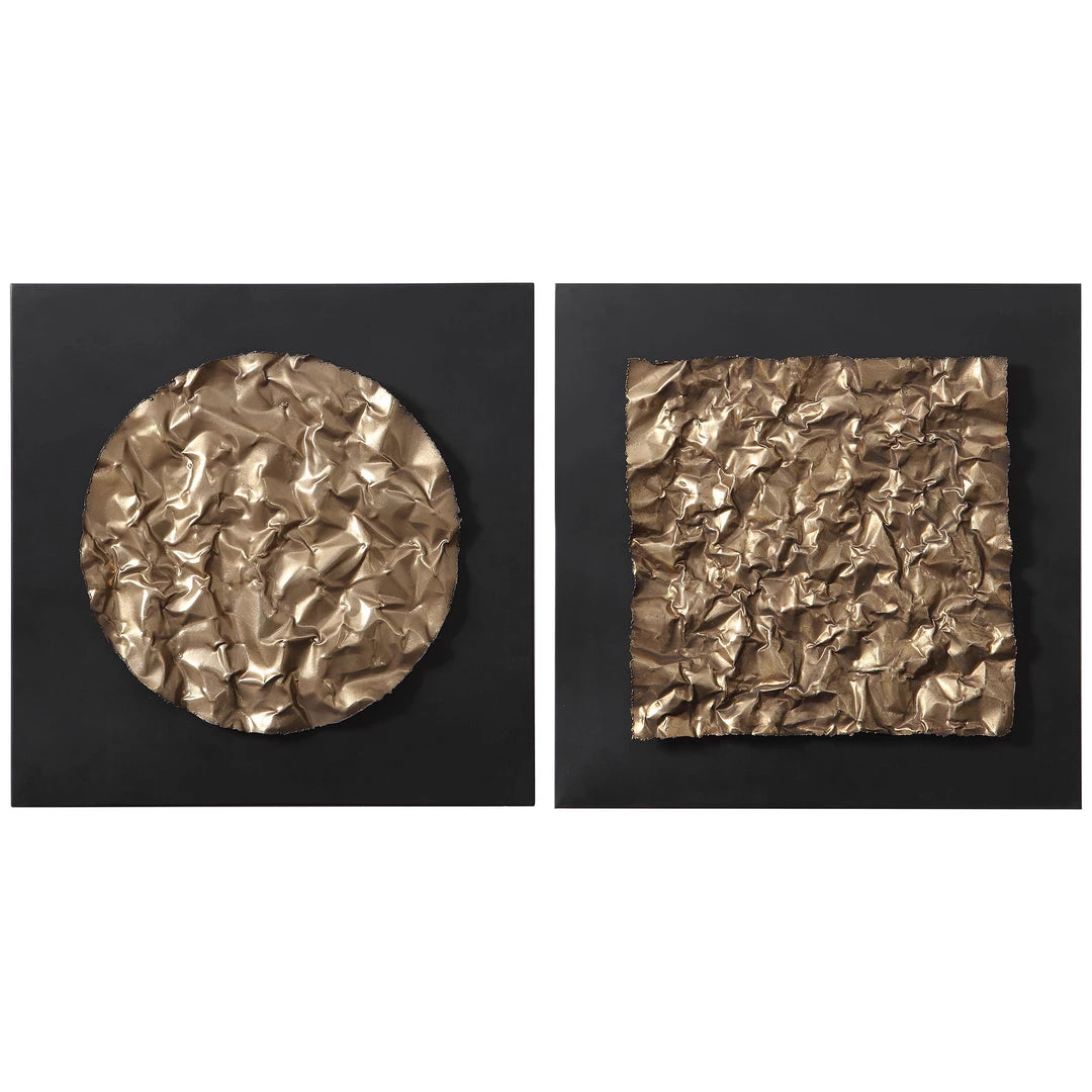 Accessories Uttermost Boaz Gold Wall Decor, Set/2 9 Accessories Uttermost Boaz Gold Wall Decor, Set/2