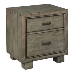 Ashley Furniture Arnett - Gray - Two Drawer Night Stand Nightstands