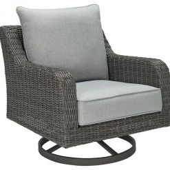 Signature Design By Ashley® Elite Park - Gray - Swivel Lounge W/ Cushion Chairs