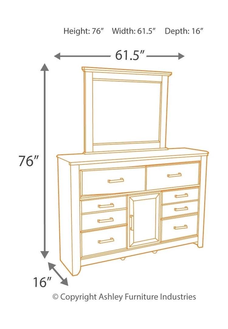Ashley Furniture Juararo - Ultimate Best In Class Dresser, Mirror 15 Ashley Furniture Juararo - Ultimate Best In Class Dresser, Mirror