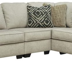 Benchcraft® Wellhaven - Linen - Left Arm Facing Loveseat 3 Pc Sectional