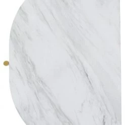 Ashley Furniture Tables Wynora - White/gold - Chair Side End Table