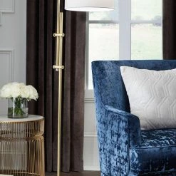 Ashley Furniture Baronvale - Brass Finish - Metal Floor Lamp (1/cn)