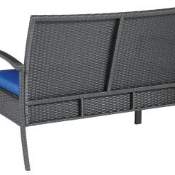 Signature Design By Ashley® Outdoor Sets Alina - Gray/blue - Love/chairs/table Set (4/cn) 31 Signature Design By Ashley® Outdoor Sets Alina - Gray/blue - Love/chairs/table Set (4/cn)