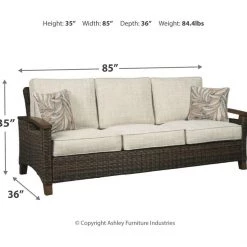 Signature Design By Ashley® Outdoor Sets Paradise Trail - Medium Brown - 3 Pc. - Lounge Set 12 Signature Design By Ashley® Outdoor Sets Paradise Trail - Medium Brown - 3 Pc. - Lounge Set