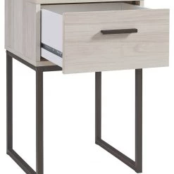 Ashley Furniture Socalle - Light Natural - One Drawer Night Stand Nightstands