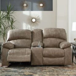 Ashley Furniture Dunwell - Double Stuffed Armrests - Power Reclining Loveseats