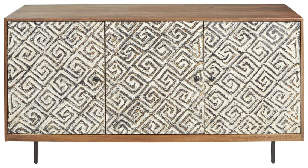 Ashley Furniture Cabinets Kerrings - Brown/black/white - Accent Cabinet 10 Ashley Furniture Cabinets Kerrings - Brown/black/white - Accent Cabinet
