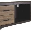 Ashley Furniture TV Stands Harlinton - Warm Gray - LG TV Stand W/Fireplace Option