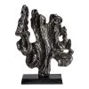 Moe's Home Collection Coral Sculpture Large Black Nickel 1 Moe's Home Collection Coral Sculpture Large Black Nickel