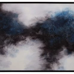 Ashley Furniture Accessories Bellecott - Black/white/blue - Wall Art