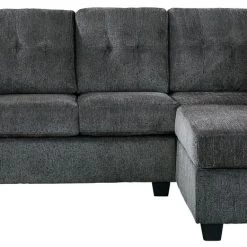 Signature Design By Ashley® Kitler - Smoke - Chaise Sectional 2 Pc Sectionals