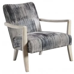 Chairs Uttermost Watercolor Gray Chenille Accent Chair 15 Chairs Uttermost Watercolor Gray Chenille Accent Chair