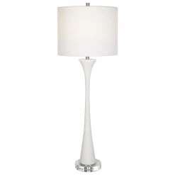 Uttermost Fountain White Marble Buffet Lamp Accessories